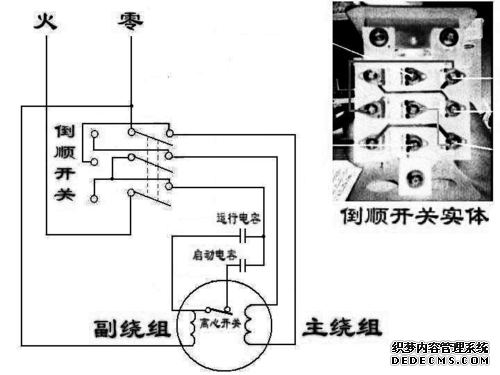 單相電機接線